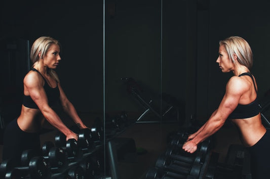 woman exercising